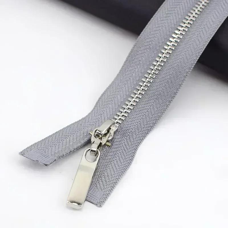 5/10Pcs 3# 15-30cm Close-end Metal Zippers Purse Handbag Zip Closure Decor Zipper for Clothes Pocket Zips DIY Sewing Accessory