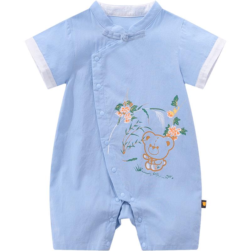Labi Baby Hanfu Style Short-Sleeve Romper 73