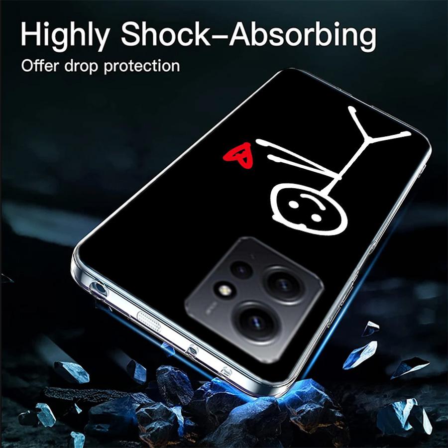 Funny Cute Cartoon Matchman Phone Case For Redmi 12 13C 12C 15C 9 10 10C Note 13 Pro Plus 14 15 Pro 9T 9C 9A TPU Soft Cover Clea