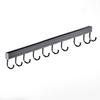 DANLE 10-Hook 50CM Kitchen Utensil Wall Rack