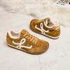 Retro soft-soled anti-fur shoes women's winter new versatile casual sports velvet thermal cotton shoes