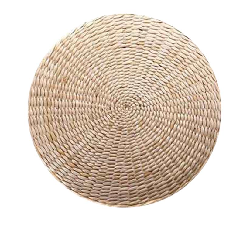 

Tatami Floor Pillow Sitting Cushion,Round Padded Room Floor Straw Mat For Outdoor Indoor Seat(11.8Inch X 4.2Inch)