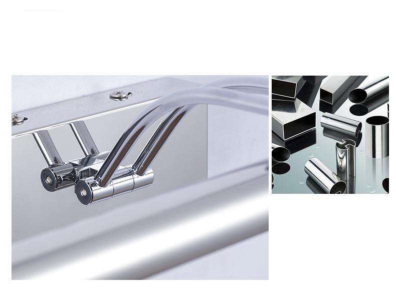 Modern Minimalist LED Vanity Mirror Light, Stainless Steel, Anti-Fog, Bathroom Makeup Wall Light