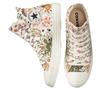 Converse Chuck Taylor All Star Cashew Flower Trendy Outdoor Casual High-top Canvas Shoes Women's White Red Brown