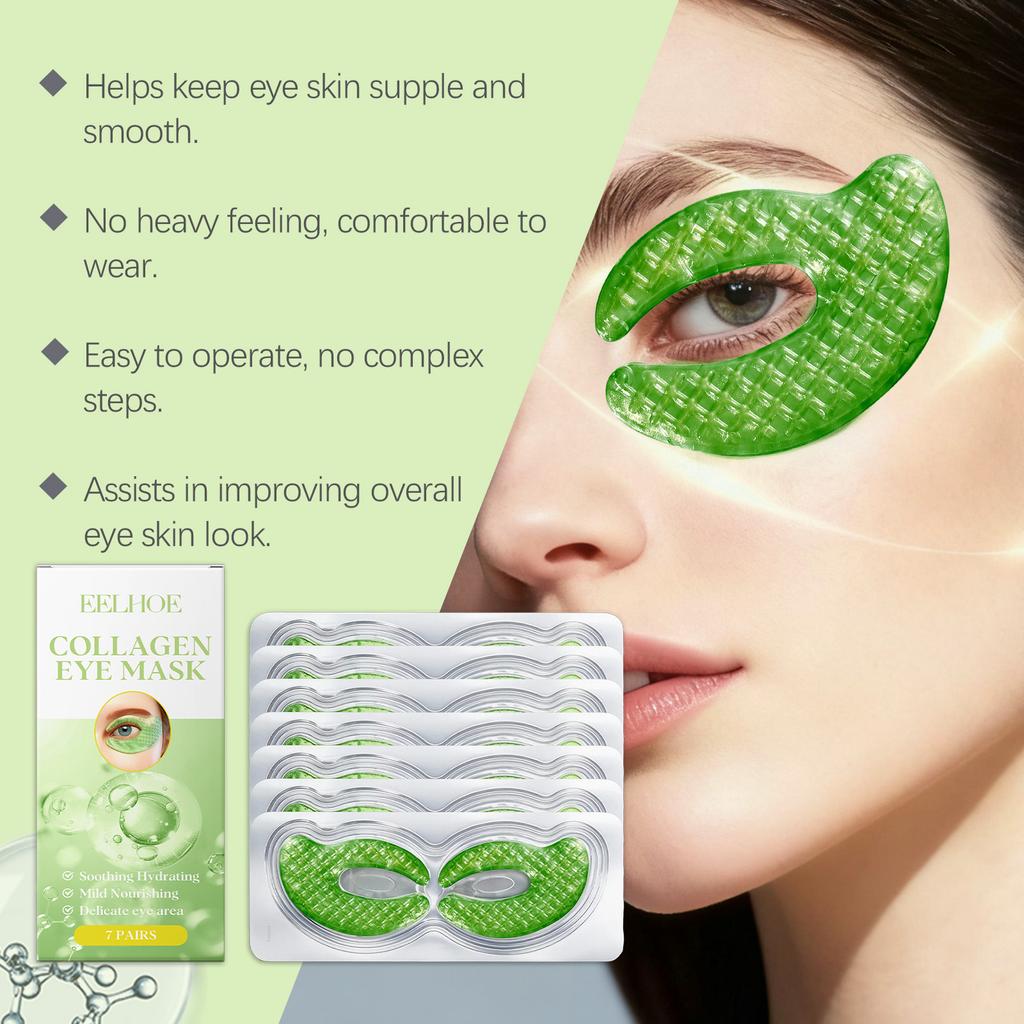 Collageen Oogmasker Patches Hydraterend Verstevigend Tegen Donkere Kringen Verwijder Oogzakjes Ogen Verzorging Gel Masker Pads Oog Huidverzorging