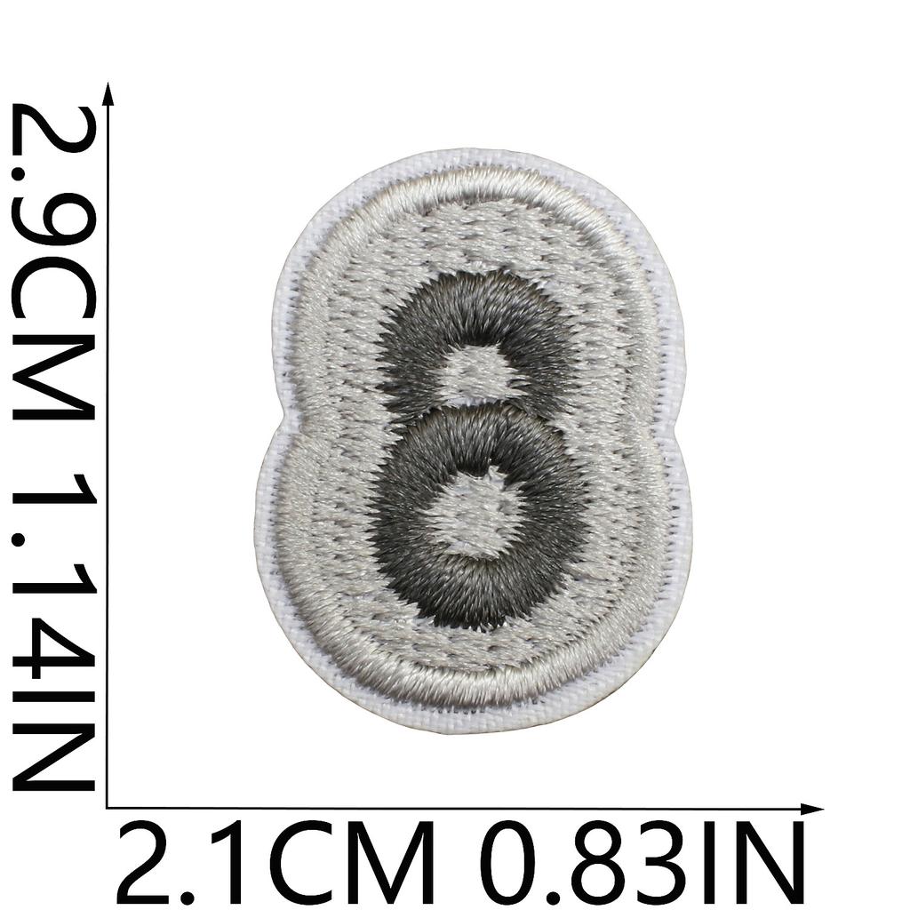 English Letter Embroidery Cloth Sticker Small Size Diy Pendant Decorative Patch Sticker Love Star Letter Embroidery Chapter Boy