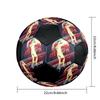 1PC  C R Greatness Size 5 Soccer Ball PrahaIndoor Soccer Ball Colorful All Ages Machine Stitched PVC Competition Ready Durable High-Bounce