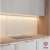 Crédence - Fond de hotte - AURYS - Verre - Transparent - 900*450 - 6 mm - 4 trous