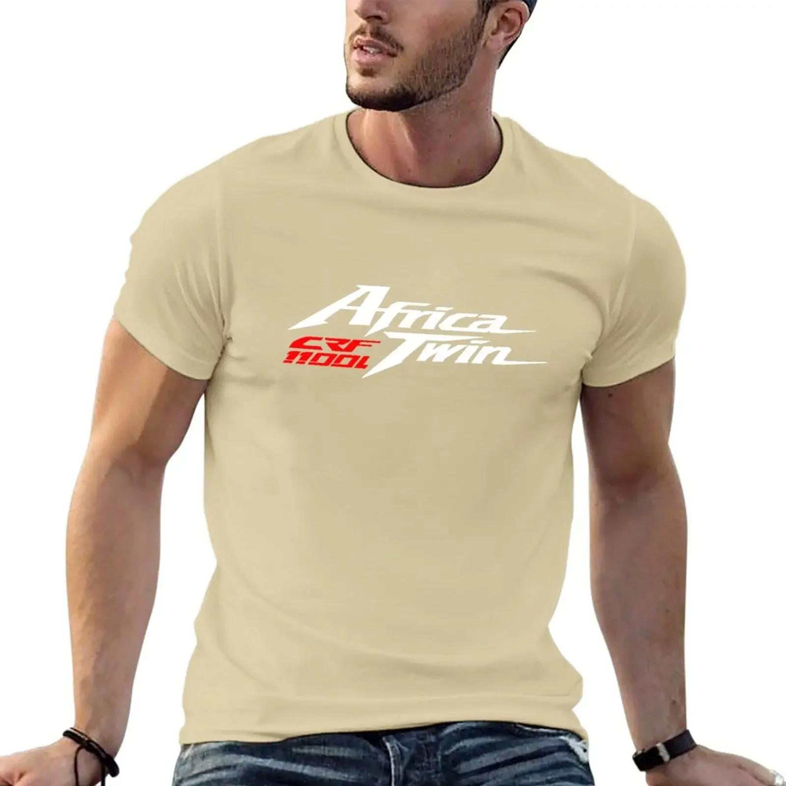 

Чоловічі футболки Africa CRF Twin 1100L Хараджуку Оверсайз Графічний одяг Літні футболки Японський мотоцикл Унісекс Високоякісні топи S