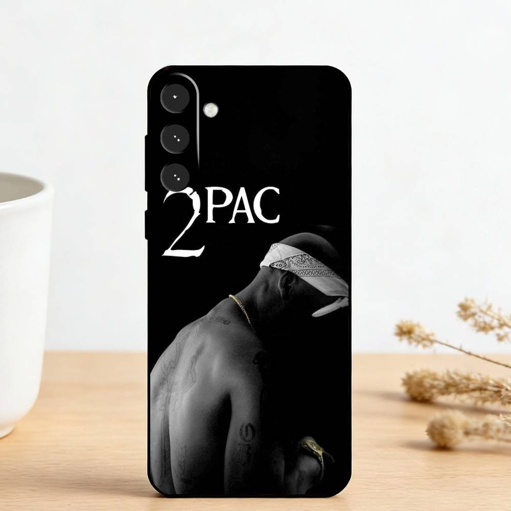2Pac T-Tupac Shakur Rap Rapper Handyhülle Für Samsung Galaxy A73,A72,A71,A70,A53,A52,A51,Andere Weiche Schwarze Hülle