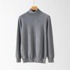 Suéter de Punto de Cachemira Pura de Cuello Alto para Hombre - Ropa de Punto Casual de Negocios Otoño/Invierno