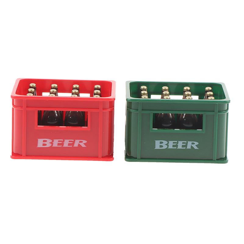 1:12 Dollhouse Mini Beer Drink Bottle Beer Box Drink Box Bar Kitchen Decor Toy