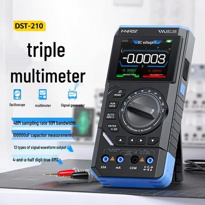 FNIRSI DST210/201 4.5-Digit Multimeter, 10M Bandwidth Oscilloscope & Signal Generator