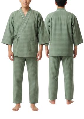 [JINGAIWANG] Designed by a Caregiver, These Comfortable, 100% Cotton Pajamas Are Easy To Put On and Take Off. Perfect for Caregiving, Hospital Stays,