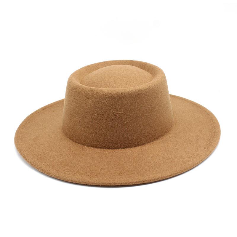 

JYL TS DIY Cowboy Hat Unisex Winter Vintage Couples Party Hat Blend camel_M(56-58cm） гарвардский малиновый