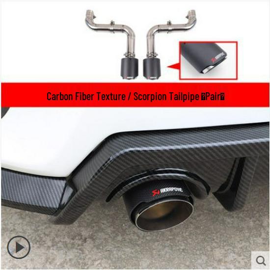 Honda 10th Gen Civic Body Kit: Rear Diffuser, Tailpipe, Rear Lip, Front Splitter.