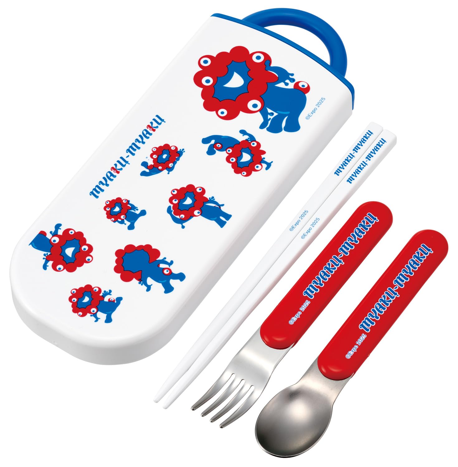 

Skater Cutlery Set for Lunch Box Made in Name Sticker Antibacterial Trio 2025 Expo Children, Set, Chopsticks, Spoon, Fork, Japan, Slide-Type,