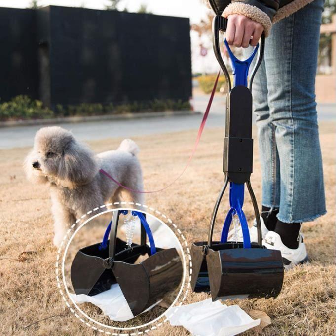 Pooper Scooper - Foldable - Long Handle - Non-Stick Plastic - For Dog and Cat