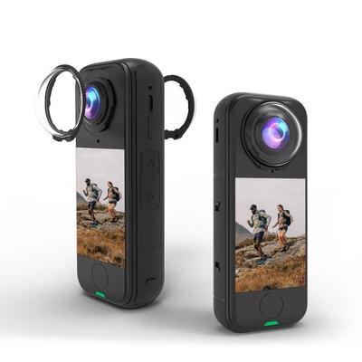 For Insta360 X4 Air PULUZ Rotation Optical Glass Lens Guard  Protective Cover (Transparent)