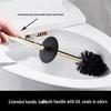 Stainless Steel Odor-Proof Toilet Brush Set with Draining Holder