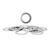 Yigu 304 Stainless Steel Flat Washer Shim Ring (Sizes M3, M4, M5, M8)