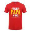 Best Dad In the World T-Shirt Short Sleeve Unisexs French Father Dad T-shirt Papa T-shirt Oz405