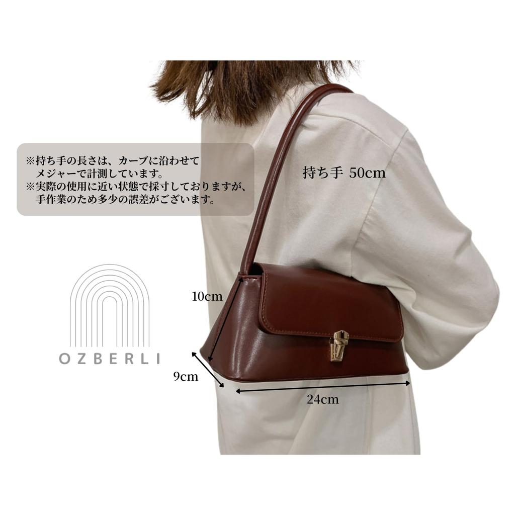 OZBERLI Shoulder Coordinating Commuting Suitable for Entrance and Kindergarten Handbag with Dress Korean Style Women's Bag/Handbag, Small, Compact,