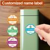 Waterproof Custom Name Stickers For Kids - Kawaii Personalized School Stationery Decals With First Name Tag Designs