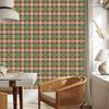 Christmas Autumn Plaid Wallpaper Brown and Orange 50x1000