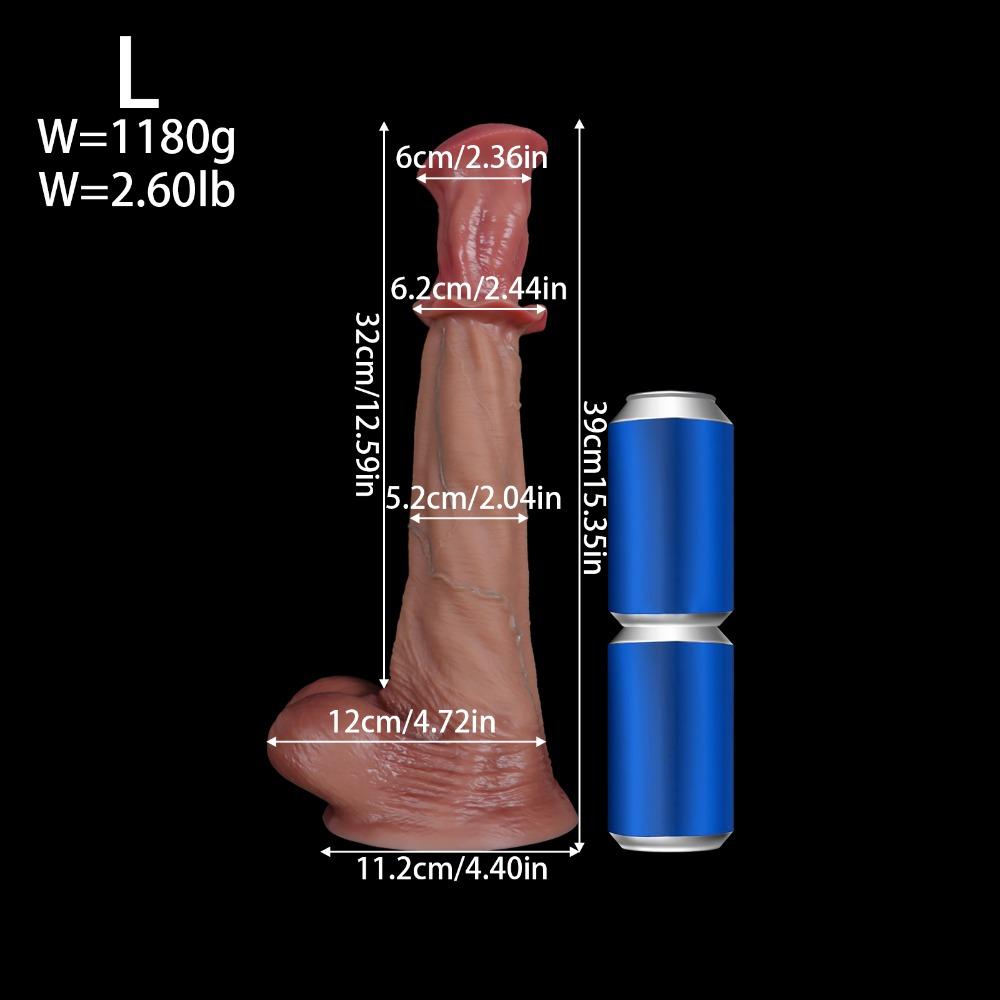 Dildo Realist de Cal Silicon Jucărie Sexuală Anală pentru Masturbarea Femeilor