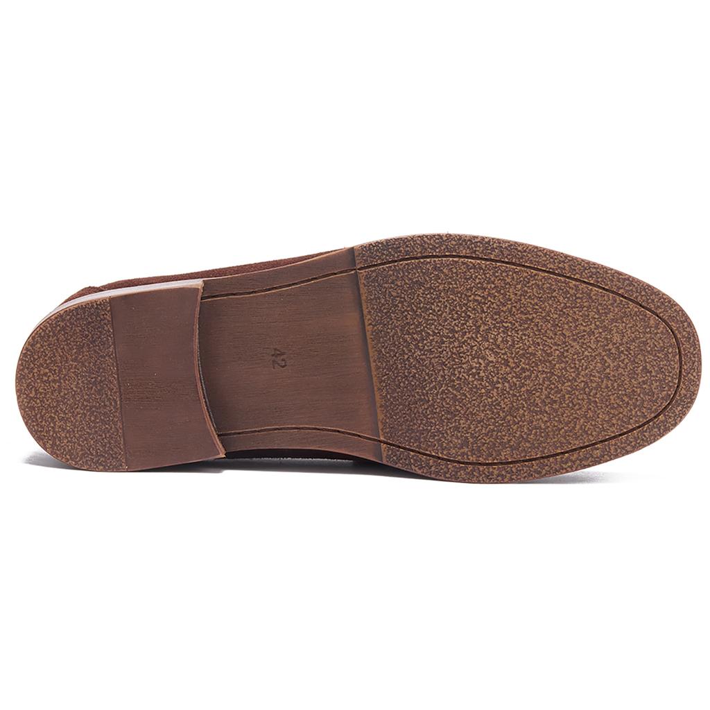 Fashion New Wholesale 2025 Men's Loafers Shoes Brand Genuine Leather Slip-On Closure Cow Suede UK Casual Shoes for Walking and Driving