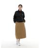 Seinteukeulu Wide Dome Half Band Long Skirt Wdh-1303 Camel