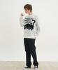 BLOND9 Soft Cat Jacquard Round Knit_White