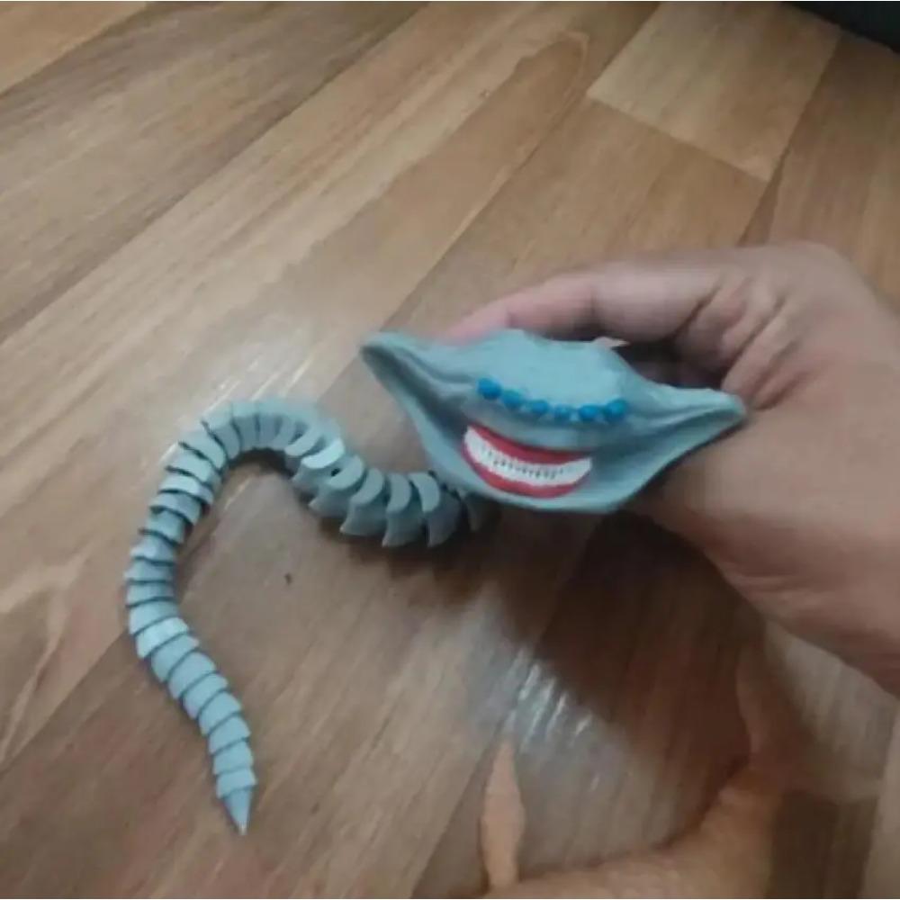 3D-Druck Sea Eater Actionfigur Modell Spielzeugpuppe Weihnachtsgeschenk Gelenkbeweglich Tiefsee-Monster Figuren Dekorative Ornamente