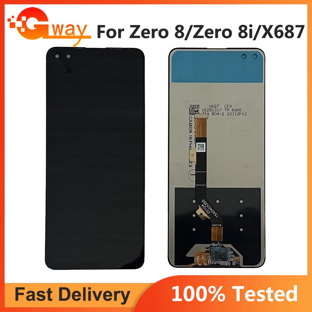 

LCD Screen and Digitizer Full Assembly For Infinix Zero 8i X687B