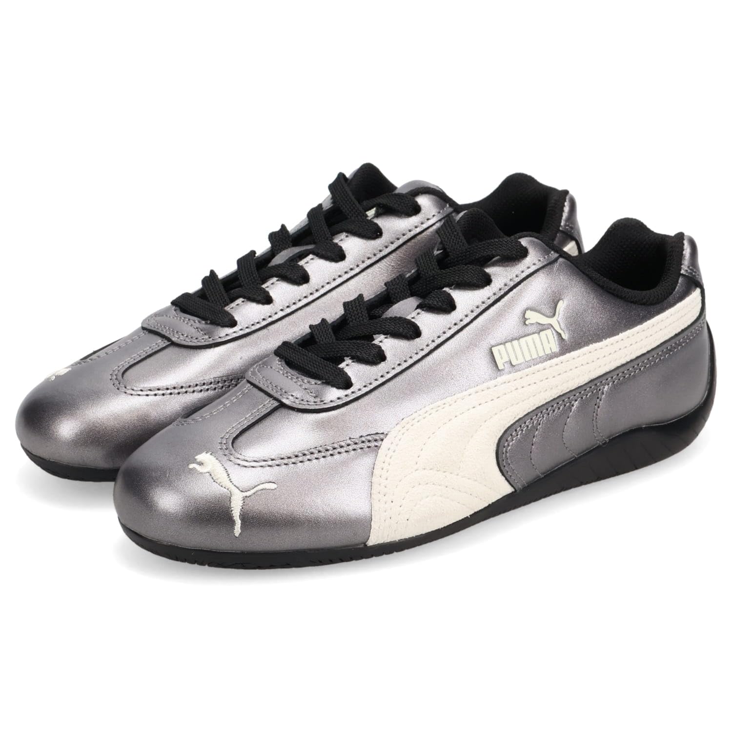 PUMA Speedcat Metallic Size 403689 Women s Sneakers, Black, 22.5cm, чёрный