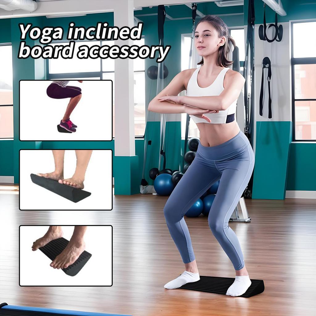 Wadenstrecker Schrägbrett Wadenstreckbrett Anti-Rutsch-Werkzeug Beinunterstützung Yoga Gleichgewicht Übungstraining Kraft Beweglichkeit