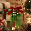 Small Christmas Wreath for Holiday Home Decor - Festive Wreath for Door and Wall