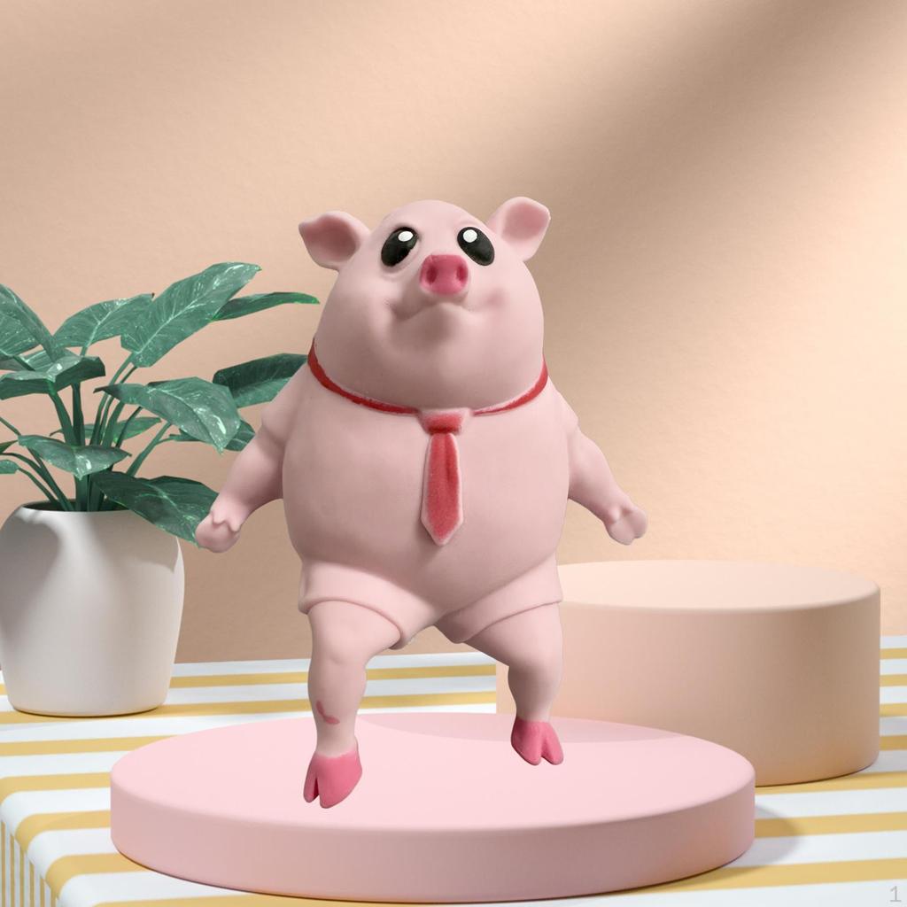 Animale Drăguțe Jucării de Ventilație Mărturii pentru Petrecerea de Ziua de Naștere Umpluturi pentru Punga de Bunătăți Porc Jucărie Senzorială Moale pentru