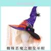 Halloween Witch Hat With Spider Embellishments For Party Cosplay And Dark Magic Decor