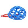 Hanging Feeding Toy Rubber Lattice Design Lightweight Soft Horse Treat Ball for Home and Farm Blue