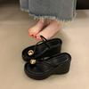 2025 Sommer Plateau Keilabsatz Damen Flip Flop Mode Zehensteg Pantoletten Schuhe Strandurlaub Weibliche Slides