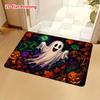 1pc, 2D Flat Printing Halloween Game Ghost Entrance Door Mat, Non-Slip Machine Washable Easy Clean Polyester Carpet, Suitable for Home And Outdoor Dec