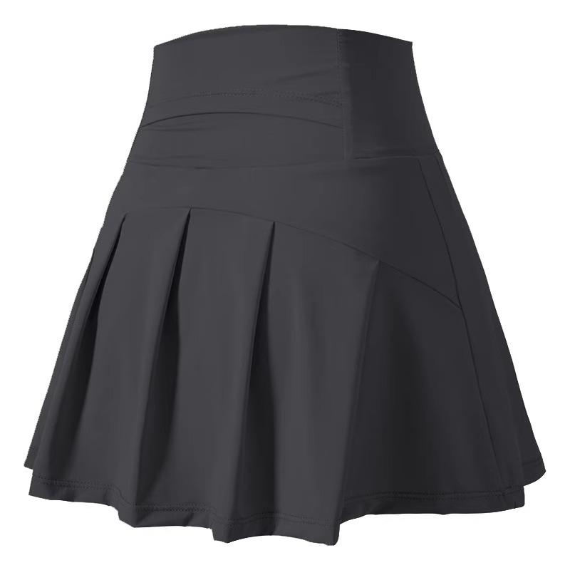 Sports Shorts Women'S Summer Thin New Running Anti-Light Skirt High Waist And Thin Yoga Tennis Skirt