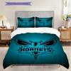 Vintage Hornets Jersey Bedding(1 * duvet cover + 2 * pillowcase, without core)Christmas birthday gift Duvet cover and pillowcase Soft and comfortable