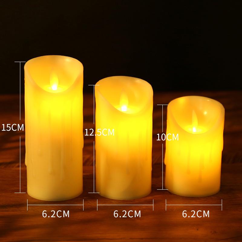 Cross-Border LED Candle Lights for Home, Weddings, and National Day Decor
