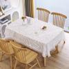 French Pastoral Lace Tablecloth Hollow Out Coffee Table Dust Cover Photography Background Mat Homestay Decoration Tabletop Towel