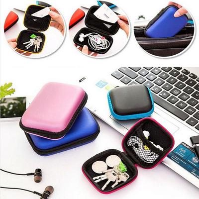 Hold Case Storage Case For Headphones Earphone Earbuds Carrying Hard Bag Box Case For Keys Coin Travel Earphone Accessories