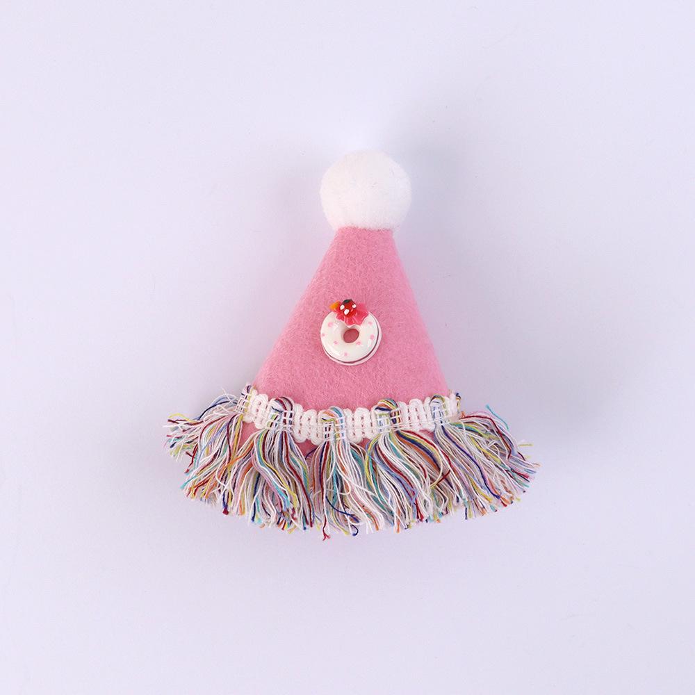 Colorful Tassel Pet Bib Set: Birthday Triangle Scarf for Cats & Dogs