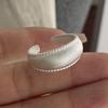 925 Sterling Silver Rings for Women Couple Minimalist Handmade Simple Ring Fine Jewelry Gift Prevent Allergy